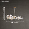 WOMO Gingko Linear Chandelier-WM2415 thumbnail
