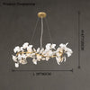 WOMO S-shaped Gingko Chandelier-WM2417 thumbnail
