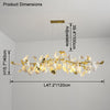 WOMO Gingko Linear Chandelier-WM2432 thumbnail