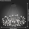 WOMO Heracleum/Firefly Round Chandelier-WM2435 thumbnail
