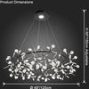 WOMO Heracleum/Firefly Round Chandelier-WM2435 thumbnail