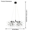 WOMO Heracleum/Firefly Round Chandelier-WM2435 thumbnail
