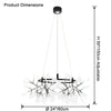 WOMO Heracleum/Firefly Round Chandelier-WM2435 thumbnail
