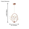 WOMO Heracleum/Firefly Small Chandelier-WM2438 thumbnail