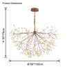 WOMO Heracleum/Firefly Branch Chandelier-WM2439 thumbnail