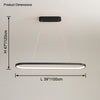 WOMO Long Oval Chandelier-WM2446 thumbnail