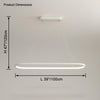 WOMO Long Oval Chandelier-WM2446 thumbnail
