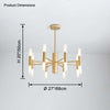 WOMO Modern Candle Chandelier-WM2447 thumbnail