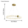 WOMO Pear Necklace Circular Chandelier-WM2449 thumbnail