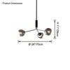 WOMO Branching Bubble Chandelier-WM2452 thumbnail