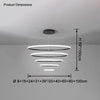 WOMO Tiered Circular Led Chandelier-WM2458 thumbnail
