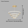WOMO Tiered Circular Led Chandelier-WM2458 thumbnail