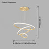 WOMO Tiered Circular Led Chandelier-WM2458 thumbnail