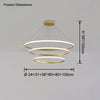 WOMO Tiered Circular Led Chandelier-WM2458 thumbnail
