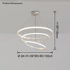 WOMO Tiered Circular Led Chandelier-WM2458 thumbnail
