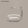 WOMO Tiered Circular Led Chandelier-WM2458 thumbnail