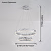 WOMO Tiered Circular Marble Chandelier-WM2460 thumbnail