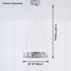 WOMO Tiered Circular Marble Chandelier-WM2460 thumbnail