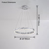 WOMO Tiered Circular Marble Chandelier-WM2460 thumbnail