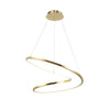 WOMO Swirl Led Chandelier-WM2461 thumbnail