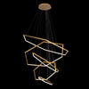 WOMO Tiered Hexagon Led Chandelier-WM2463 thumbnail