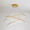WOMO Tiered Hexagon Led Chandelier-WM2463 thumbnail