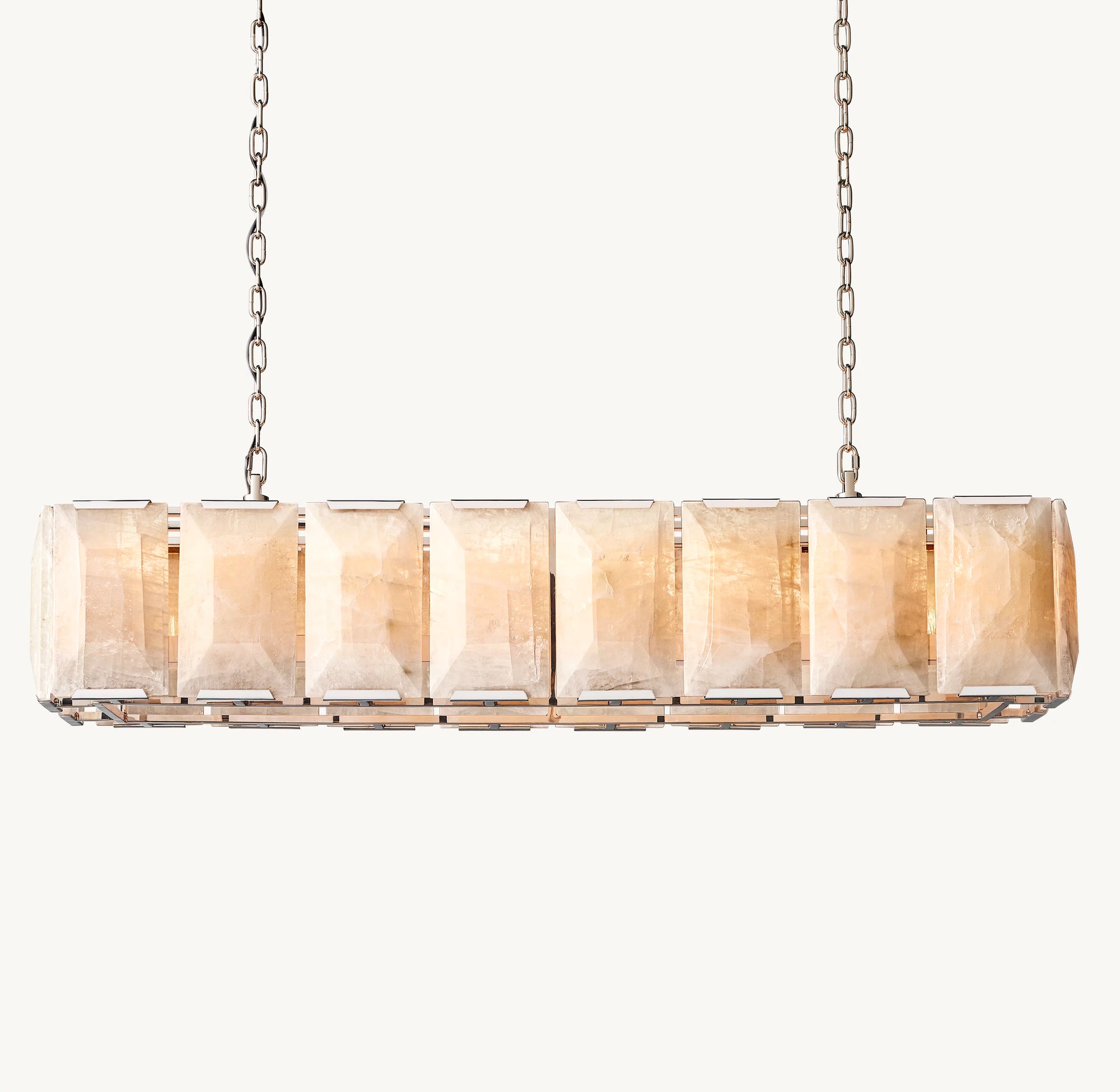 WOMO Alabaster Rectangular Chandelier – Harlow