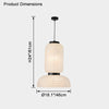 WOMO Lantern Silk Pendant Light-WM2472 thumbnail
