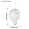 WOMO Abstract Silk Pendant Light-WM2473 thumbnail