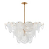 WOMO Textured Glass Disc Chandelier-WM2477 thumbnail