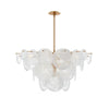WOMO Textured Glass Disc Chandelier-WM2477 thumbnail