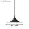WOMO Cone Pendant Light-WM2484 thumbnail