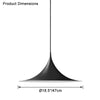 WOMO Cone Pendant Light-WM2484 thumbnail