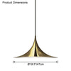 WOMO Cone Pendant Light-WM2484 thumbnail
