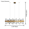 WOMO Linear Crystal Chandelier-WM2485b thumbnail