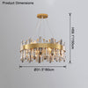 WOMO Round Crystal Chandelier-WM2487 thumbnail
