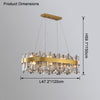 WOMO Long Oval Crystal Chandelier-WM2486 thumbnail