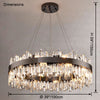 WOMO Round Crystal Chandelier-WM2488a thumbnail