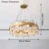 WOMO Round Crystal Chandelier-WM2488a thumbnail