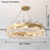 WOMO Round Crystal Chandelier-WM2488a thumbnail