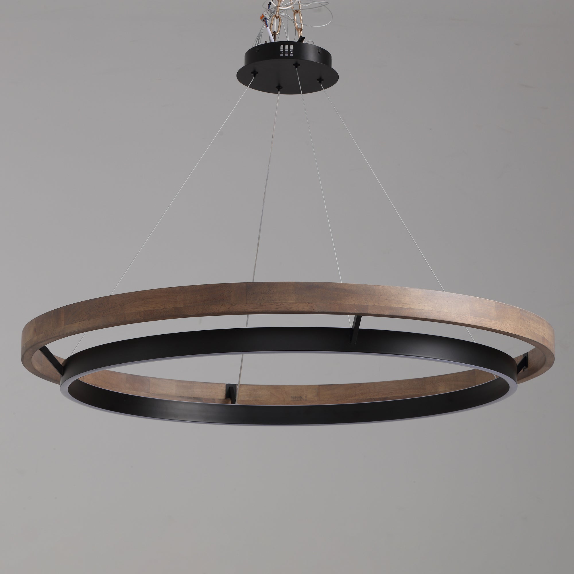 WOMO Circular Led Wood Chandelier-WM2492