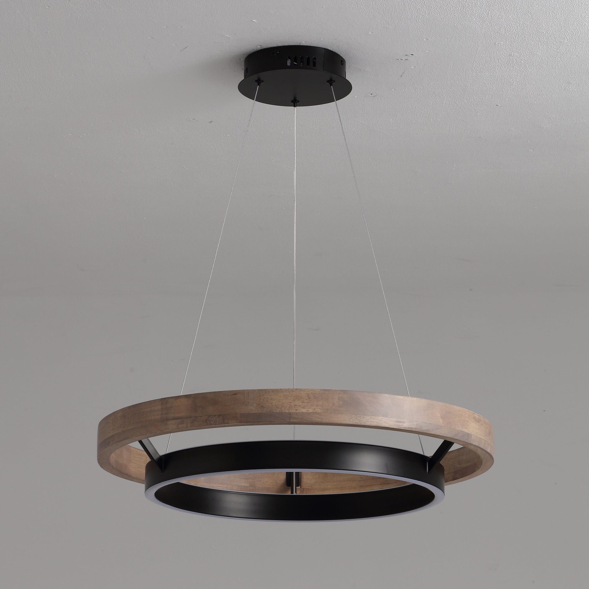 WOMO Circular Led Wood Chandelier-WM2492