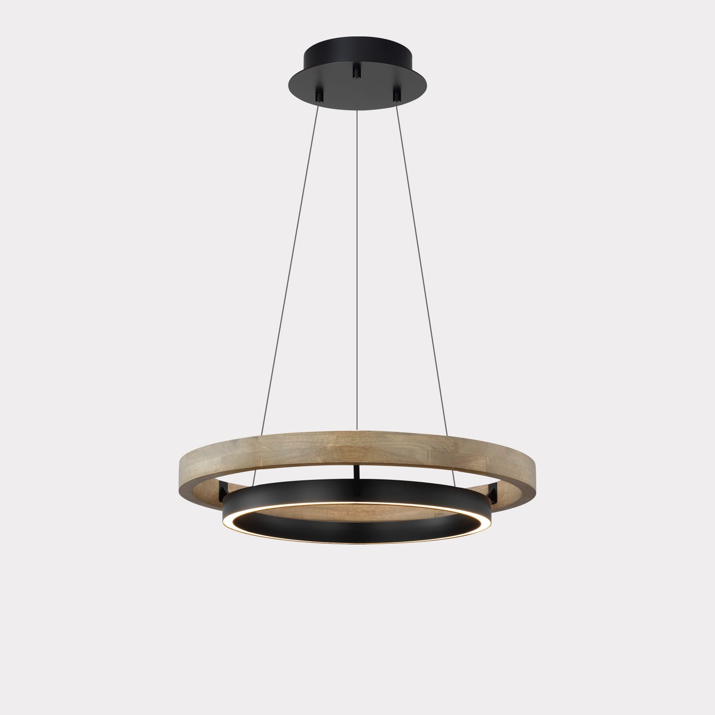 WOMO Circular Wood Led Chandelier-WM2492