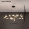 WOMO Circular Glass Bubble Chandelier-WM2493 thumbnail