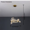 WOMO Circular Glass Bubble Chandelier-WM2493 thumbnail
