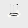 WOMO Circular Frosted Bubble Chandelier-WM2494 thumbnail