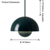 WOMO Dome Small Pendant Light-WM2498 thumbnail