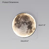 WOMO Moon/Earth Round Wall Sconce-WM6102 thumbnail