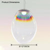 WOMO Iridescent Glass Bubble Pendant Light-WM2502 thumbnail