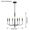 WOMO Gold Candlestick Chandelier-WM2509 thumbnail